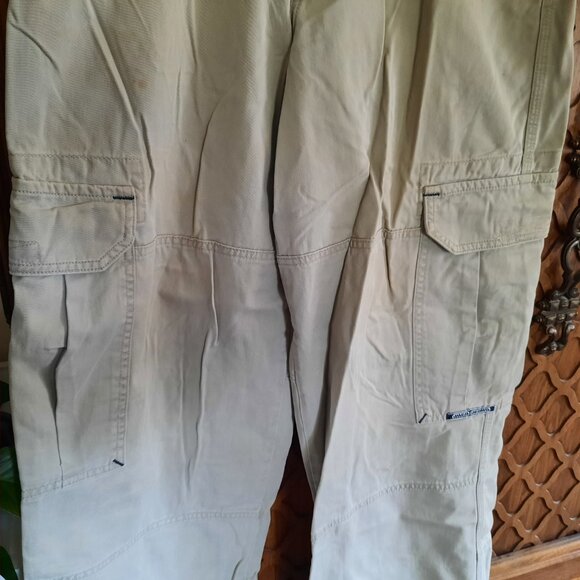 VTG Y2K JNCO Khaki Cargo Pants Wide Leg -  Men's 31x30 - Picture 4 of 16